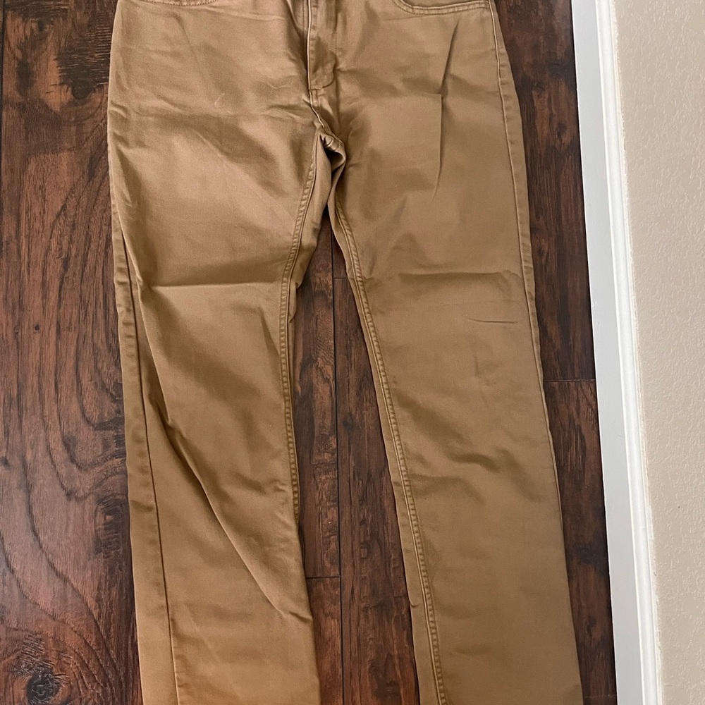 Vans Tan Chino Pants Classic Cotton Twill